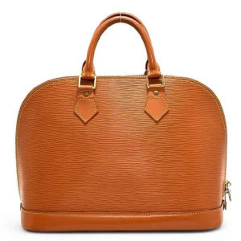 Louis Vuitton Alma Epi Leather Handbag Black